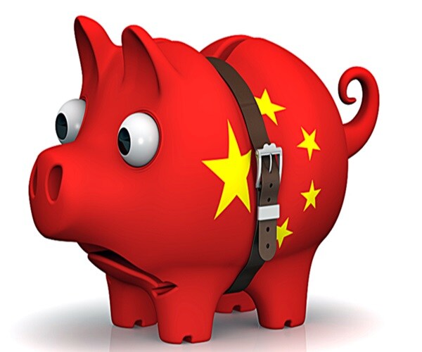 tightened with a strap pig piggy bank with bulging eyes,