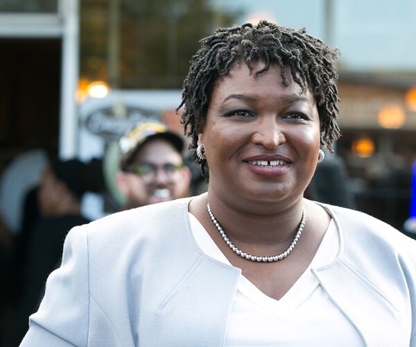 stacey abrams is outside