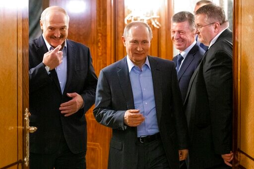 Belarus Leader Says Nation Being Forced to Merge with Russia