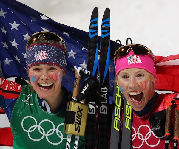 Jessica Diggins, Kikkan Randall Score Historic US Cross-Country Gold