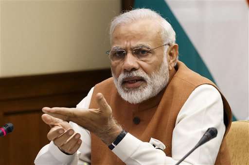 India's Modi: Cooperation with Swiss on Tax-evasion Fight