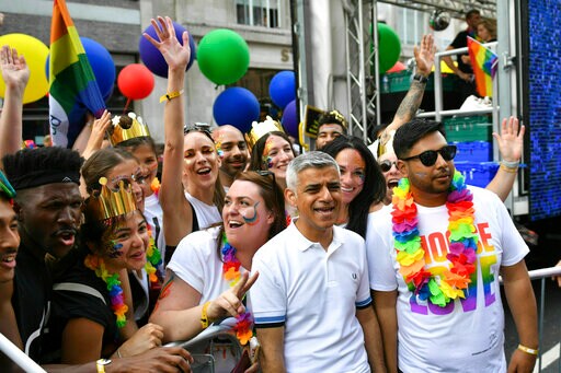 Boisterous London Pride Marks 50 Years since Stonewall
