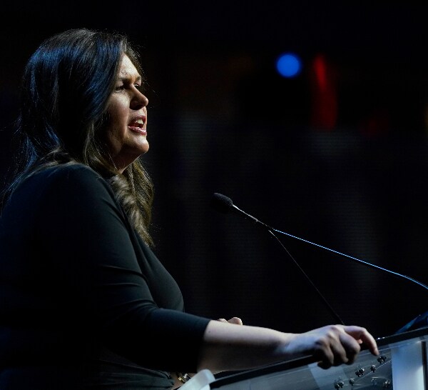 Sarah Sanders Raises $2.1M in Bid for Arkansas Governor 