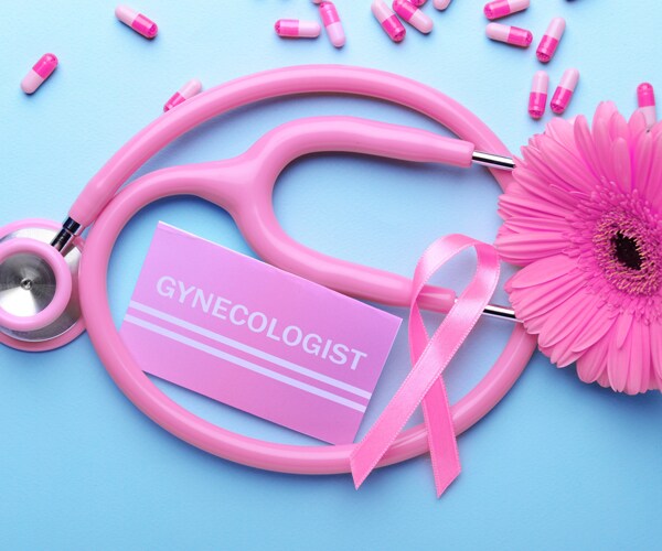 a business card for a gynecologist