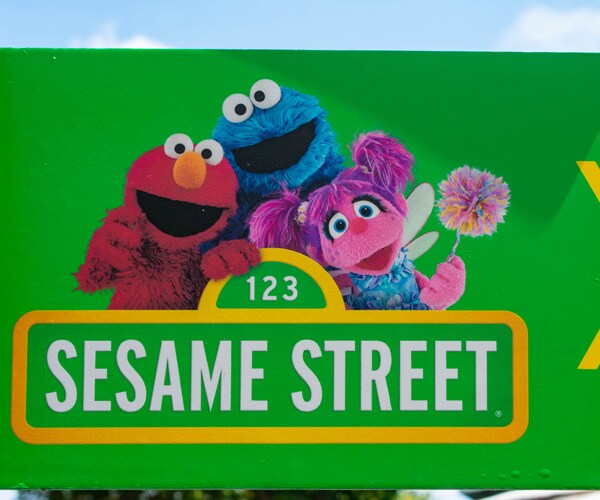 a sesame street sign