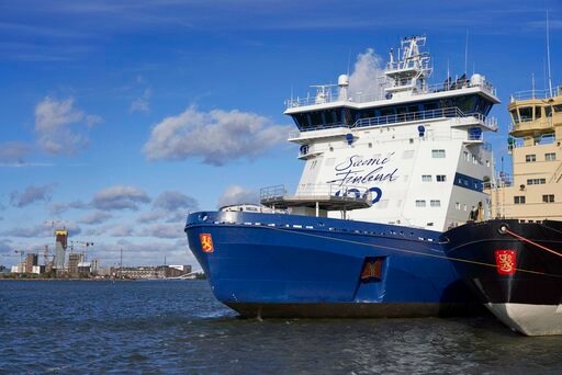 Icebreaker Tests out Oil Spill Recovery System