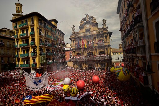 Spain's Running of the Bulls: Firecracker Kicks off Fiesta
