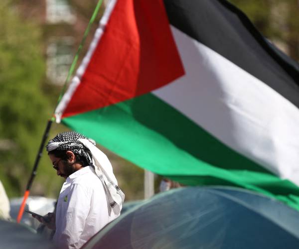 An anti-Israel activist group linked to the library takeover at Columbia University put out a statem...