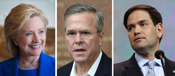 Clinton Besting Bush, Rubio in Florida Money Race