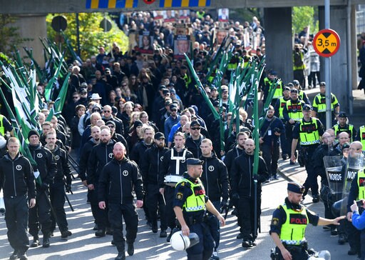 50 Detained as Anti-Semitic Group Marches in Swedish City