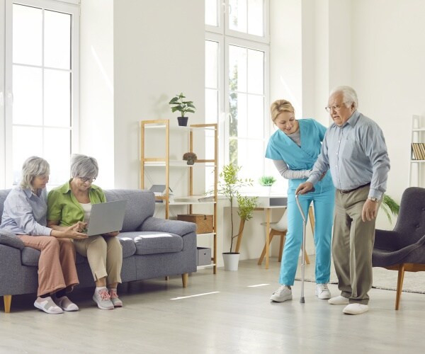 residents in an assisted living facility