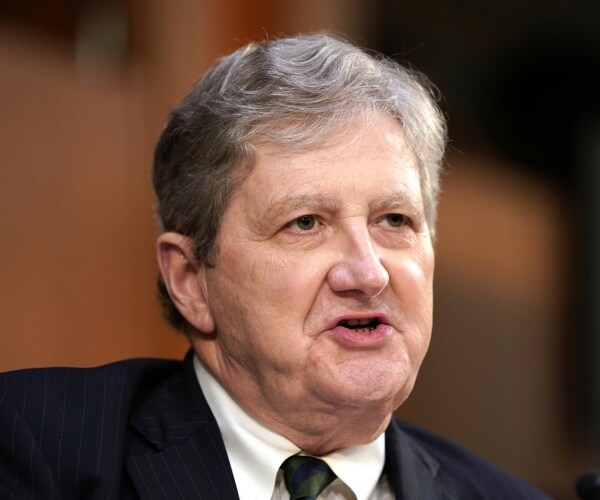 john kennedy speaks during hearing