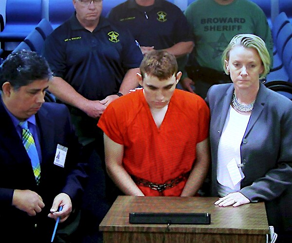 nikolas cruz is presented to the judge after the parkland, florida school massacre