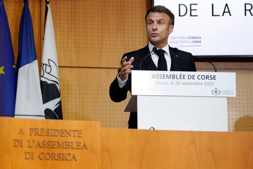Macron Proposes Limited Autonomy for France's Mediterranean Island of Corsica
