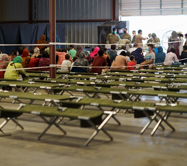 US Gives 1st Public Look Inside Base Housing Afghans 