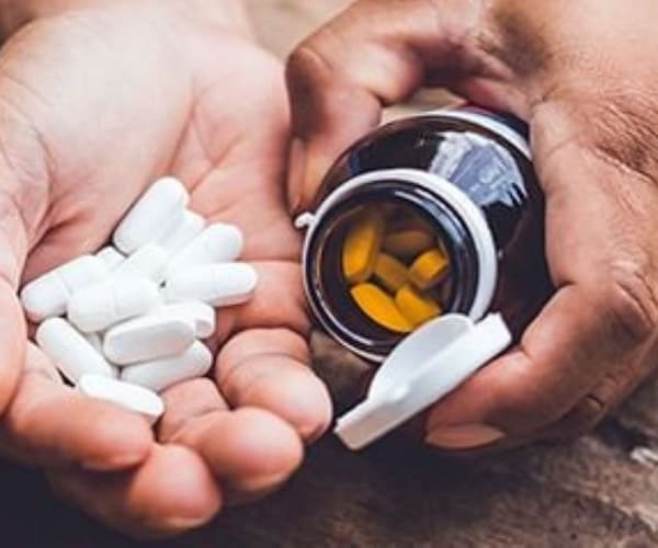 bottle of multivitamins