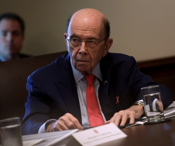 wilbur ross attends cabinet meeting