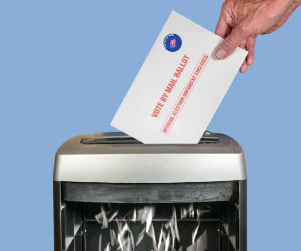 shredded votes by mail 