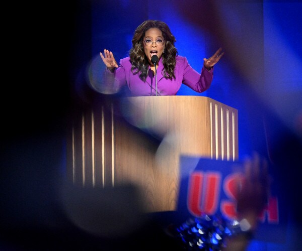 presidential and vice presidential election year convention with politicians and celebs 