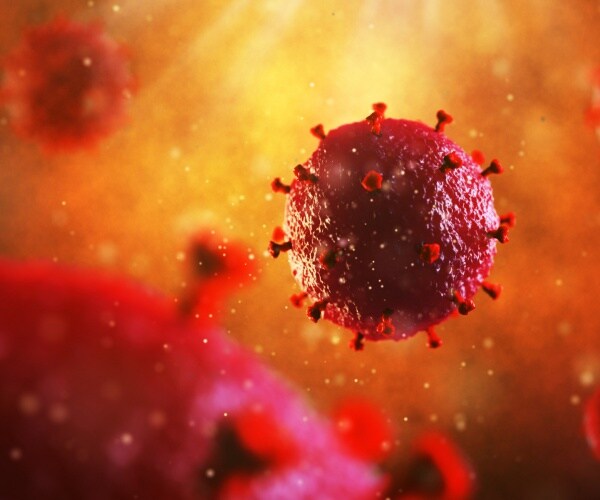 hiv virus particles 