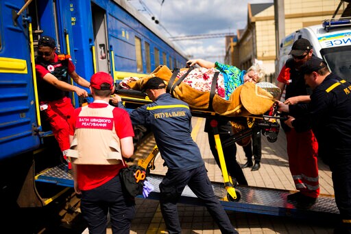 Russian Troops Entering Sievierodonetsk in Eastern Ukraine