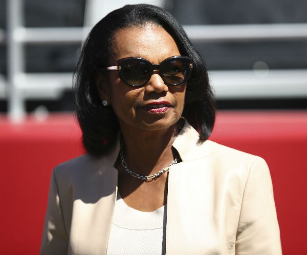 former secretary of state condoleezza rice is shown wearing sunglasses
