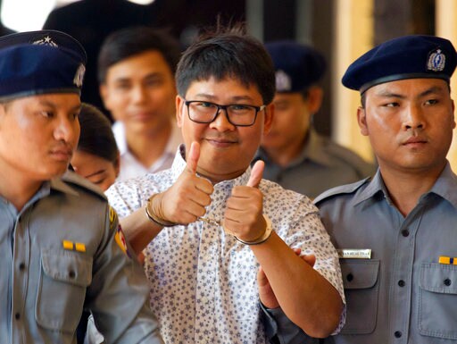 Myanmar Policeman Testifies Arrested Reporters Were Set up