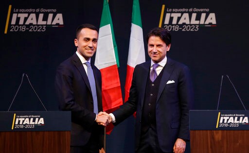 The Latest: Italy PM Pick Had 'no Official Status' at NYU