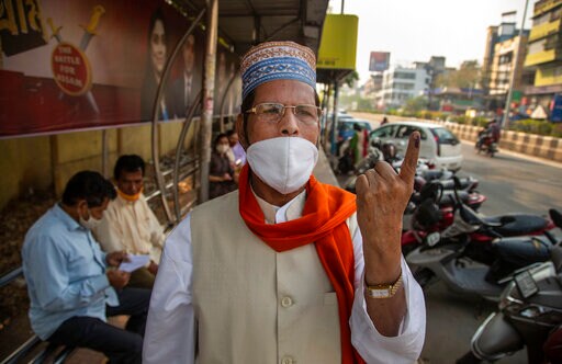 Indian States Vote amid Latest Surge in Coronavirus Cases