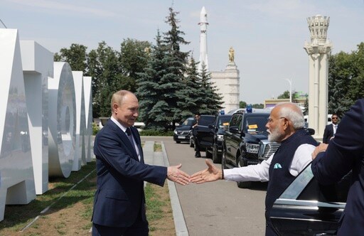 Putin Hosts India's Prime Minister to Deepen Ties, but Ukraine Looms over Their Relationship
