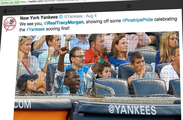 Tracy Morgan's Yankees Game Appearance Gets Fans Cheering 