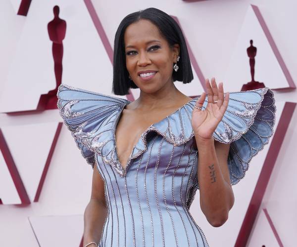 Regina King Reacts to Chauvin Verdict in Oscars Opening