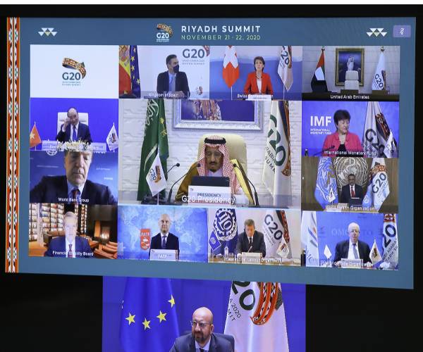 G-20 Summit Opens with Saudi Urging United Response to Virus