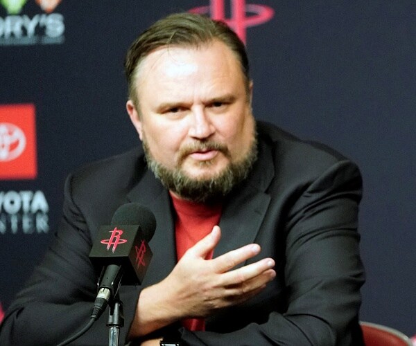 daryl morey speaks to press