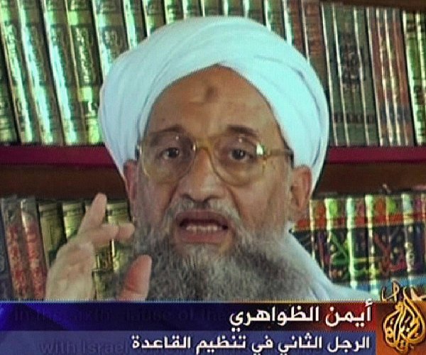ayman al-zawahri speaks on television