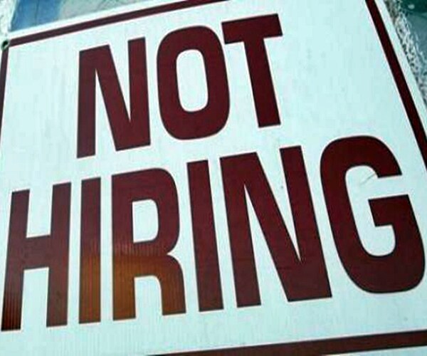 not hiring sign