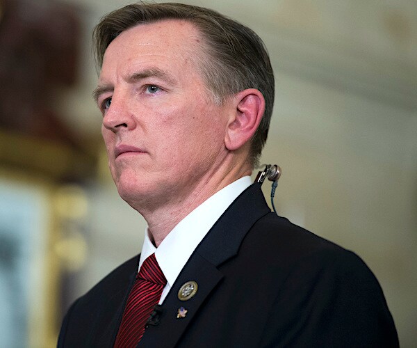 paul gosar stands stoic before the state of the union address