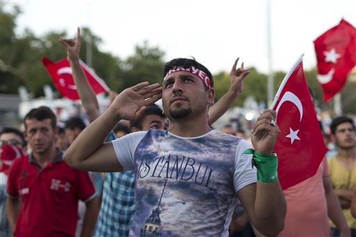 Turkish F-16s Patrol Skies Days after Failed Coup