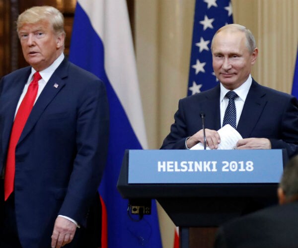 donald trump and vladimir putin in helsinki finland last year 