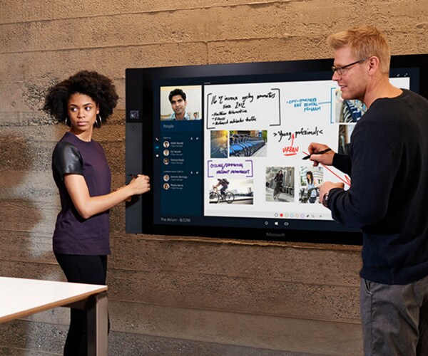 Surface Hub Ships to Customers: Microsoft Makes TV-Sized Touch Screens 