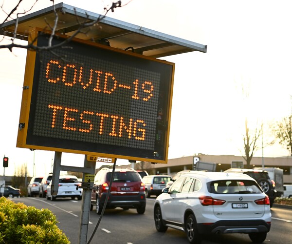 a covid-19 testing site in melbourne, australia