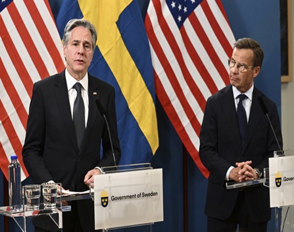 US Says 'the Time Is Now' for Sweden to Join NATO and for Turkey to Get New F-16s