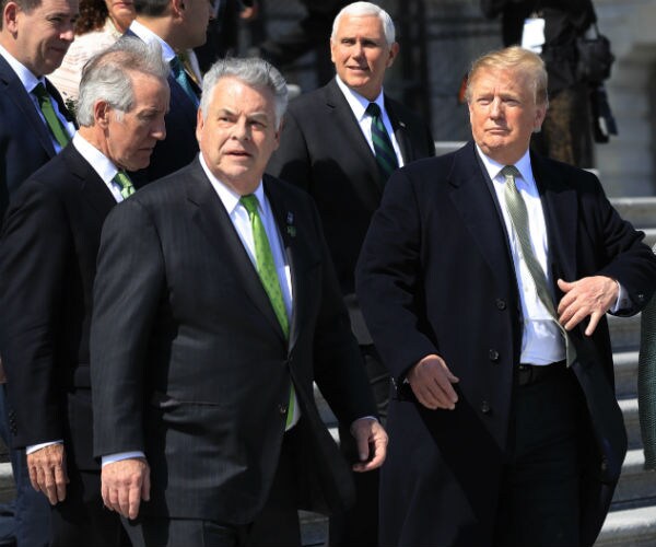 pete king with donald trump