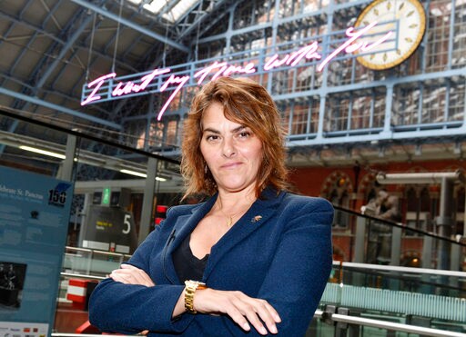 Tracey Emin Sends Brexit Message with Train Station Artwork