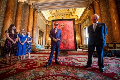King Charles III Unveils His First Official Portrait since His Coronation