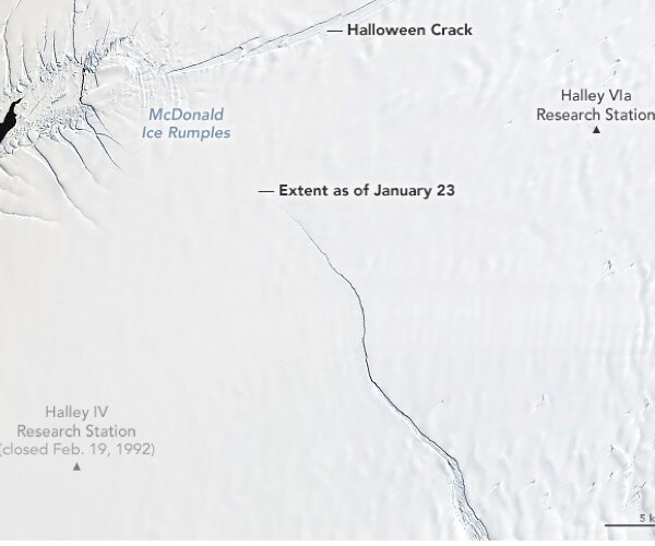NASA: Iceberg Twice Size of NYC to Break Off Antarctica 