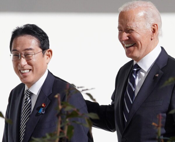 Biden and Kishida Discuss Japan 'Stepping Up' Security