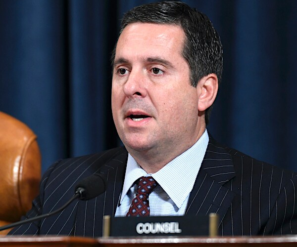 devin nunes speaks during the house intelligence committee's impeachment inquiry public hearings