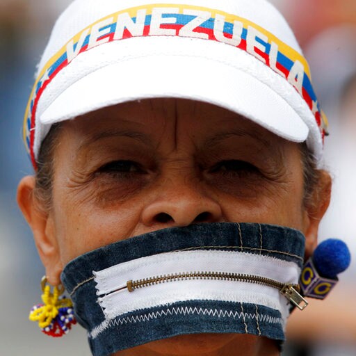 Woman March in Venezuelan Capital against Socialist Govt