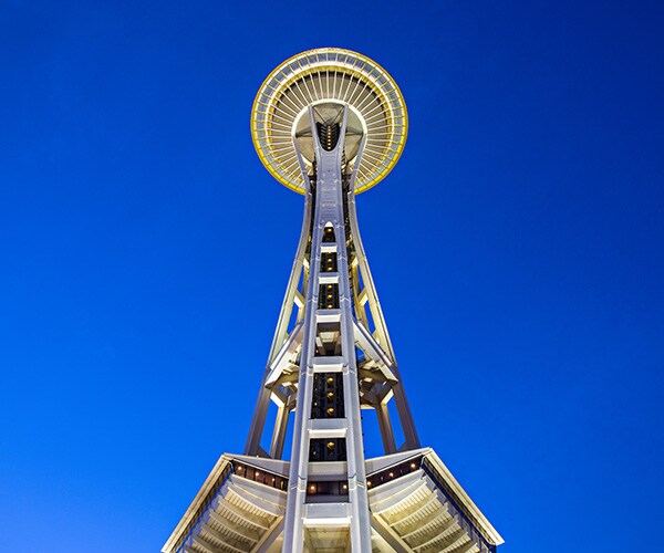 Seattle Homeless Camp Near Space Needle a 'Mansion' of Tarps